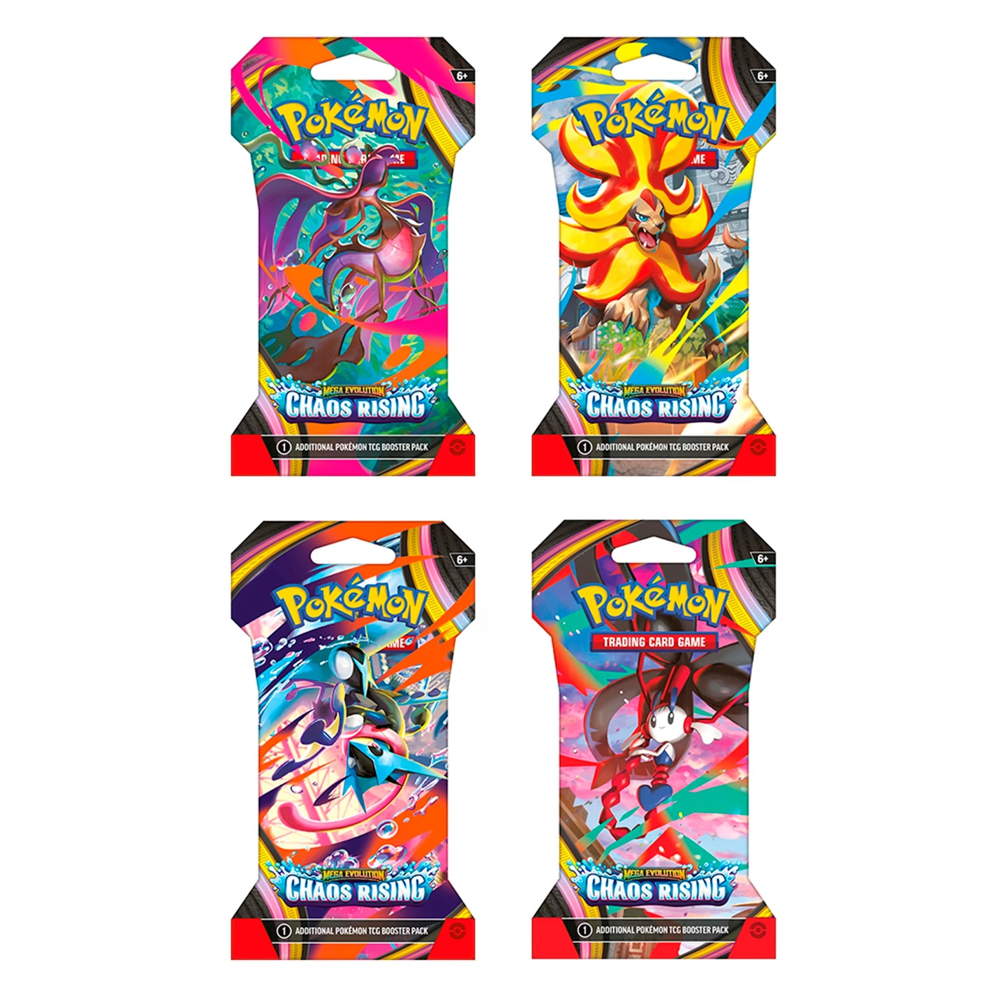 mega evolutions chaos rising sleeved booster