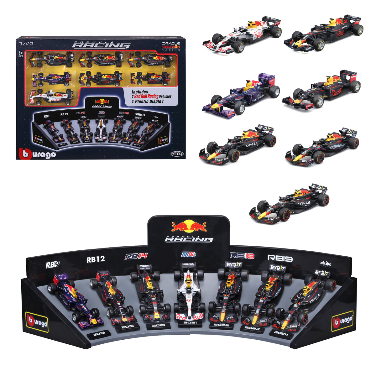Set de Coches con exibidor