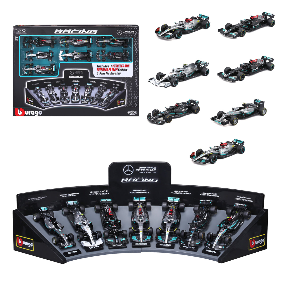 Set de Coches con exibidor