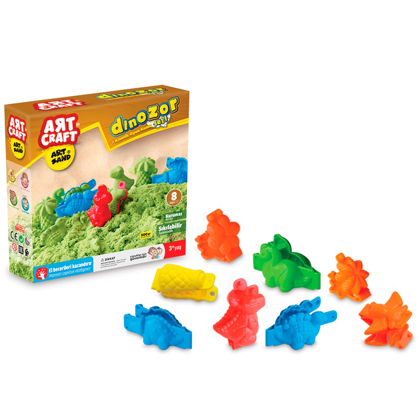 Set de moldes Dinosaurios P/ Niños