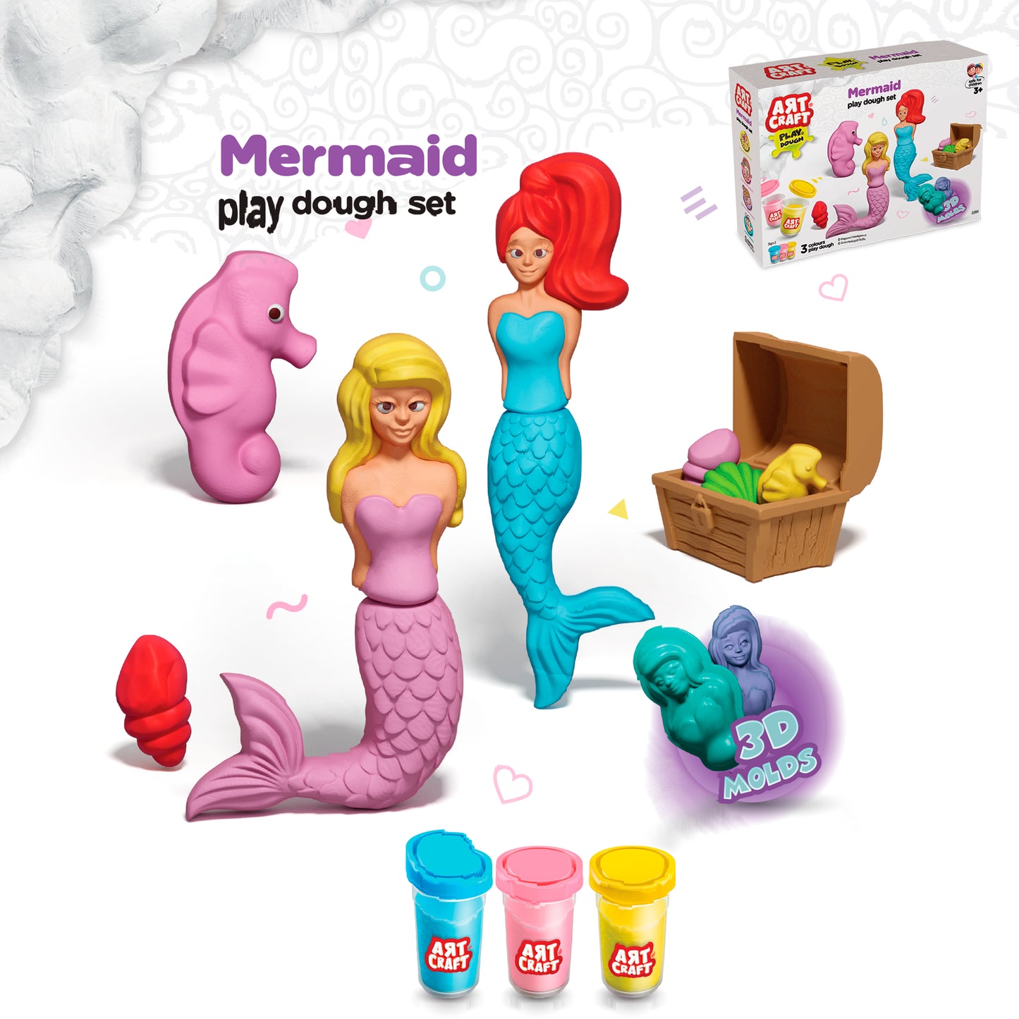 Set de masilla - sirena
