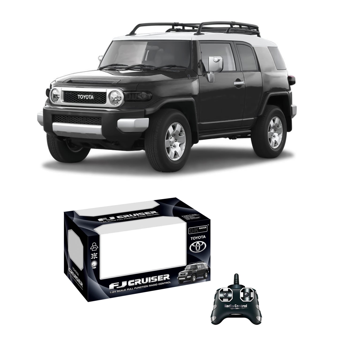 Auto a Control Remoto Toyota FJ CRUISER 1:24 Escala