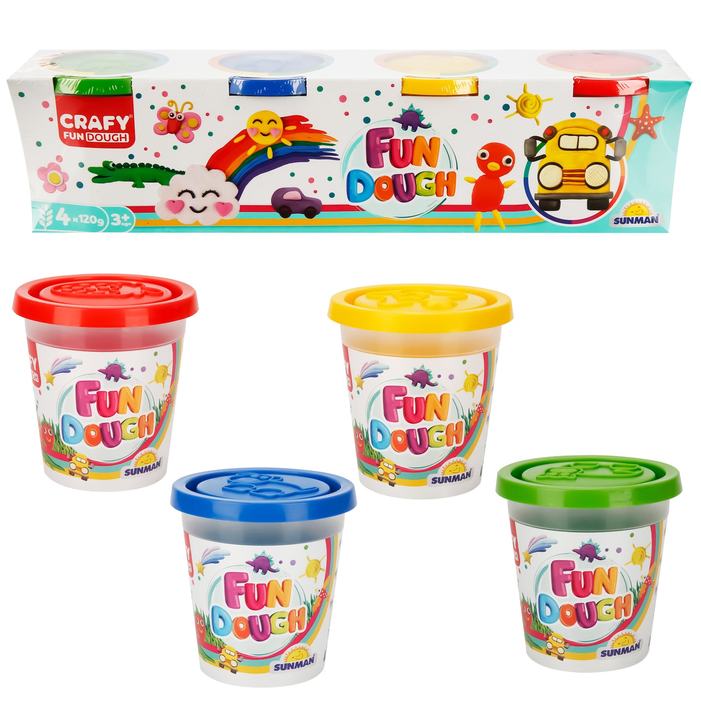 Set de plastilinas 4pk