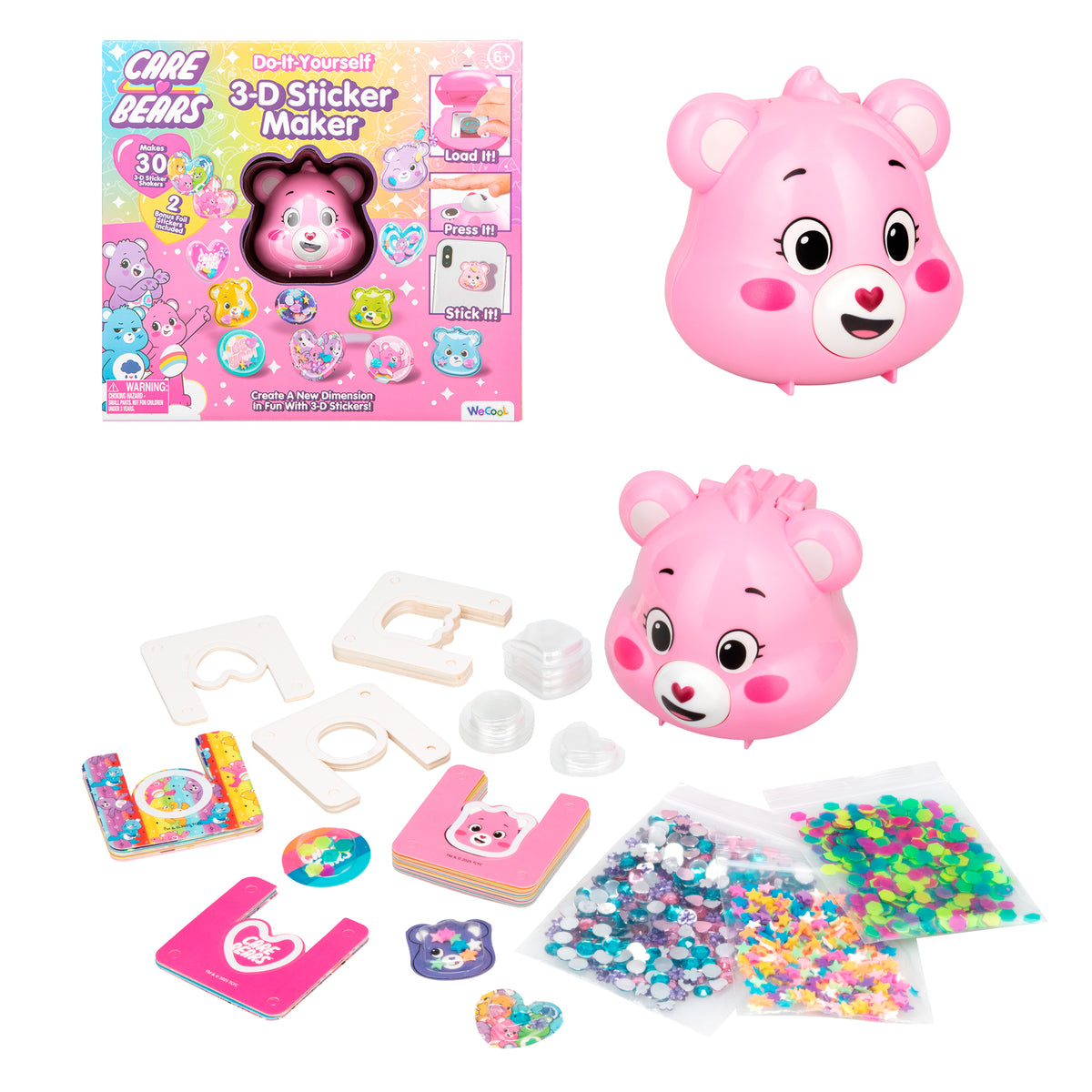 Kit de Stickers 3D Care Bears