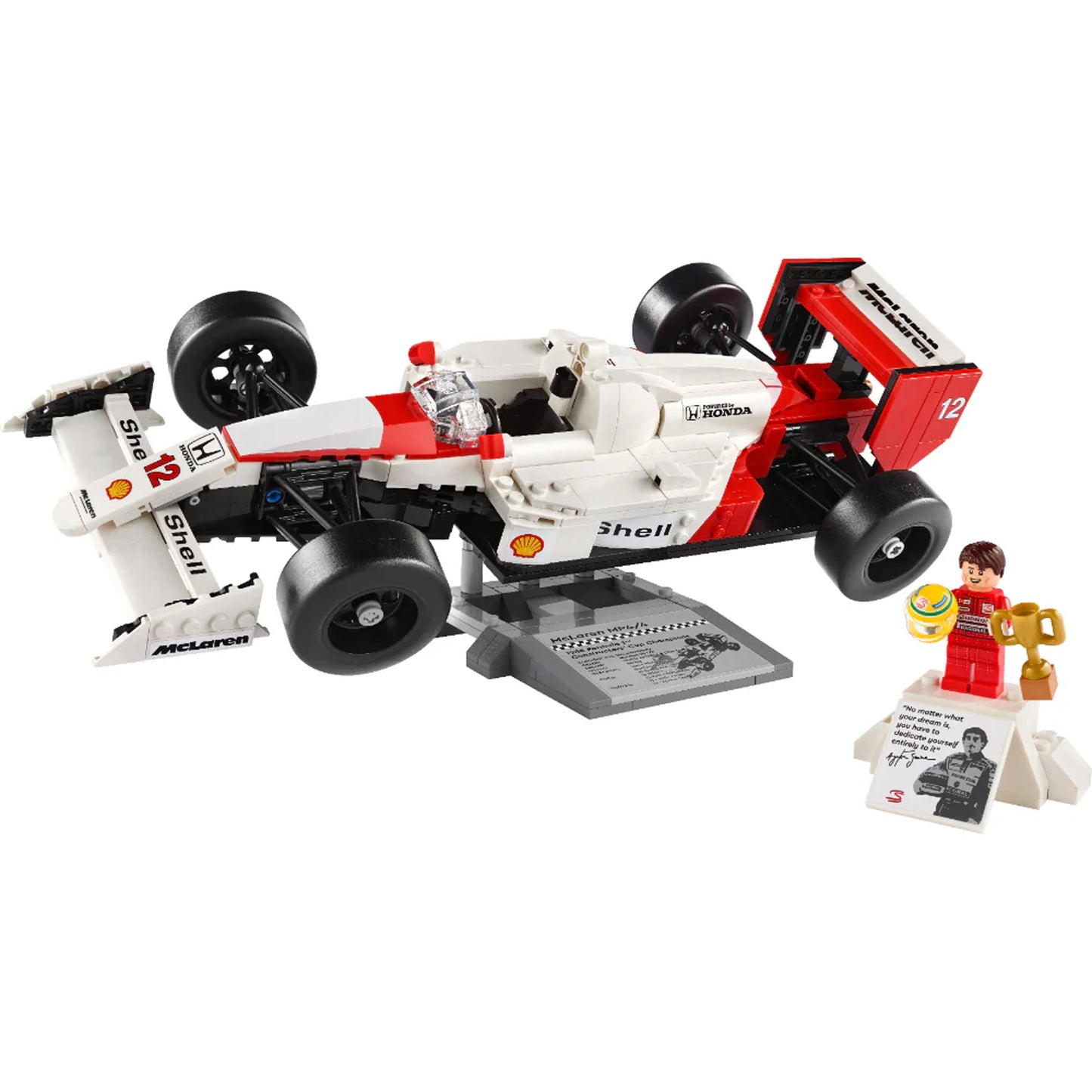 McLaren MP4/4 con Ayrton Senna