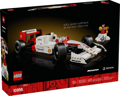 McLaren MP4/4 con Ayrton Senna