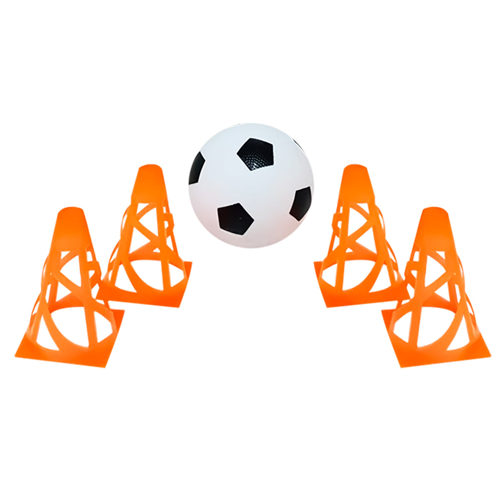 Balon de Futbol con 4 conos