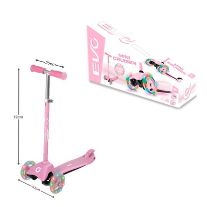 Mini scooter con luz