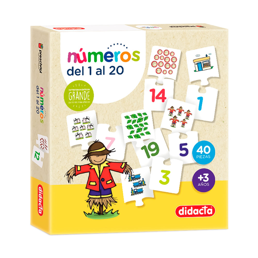 Juego Educativo - Numeros 1 al 20