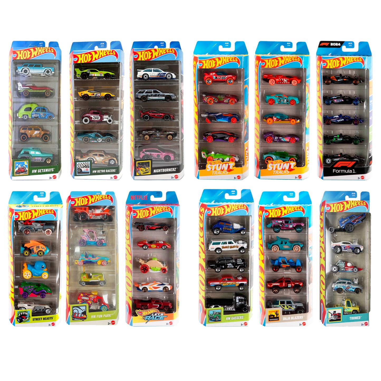 Carros  Hot Wheels 5 Pk