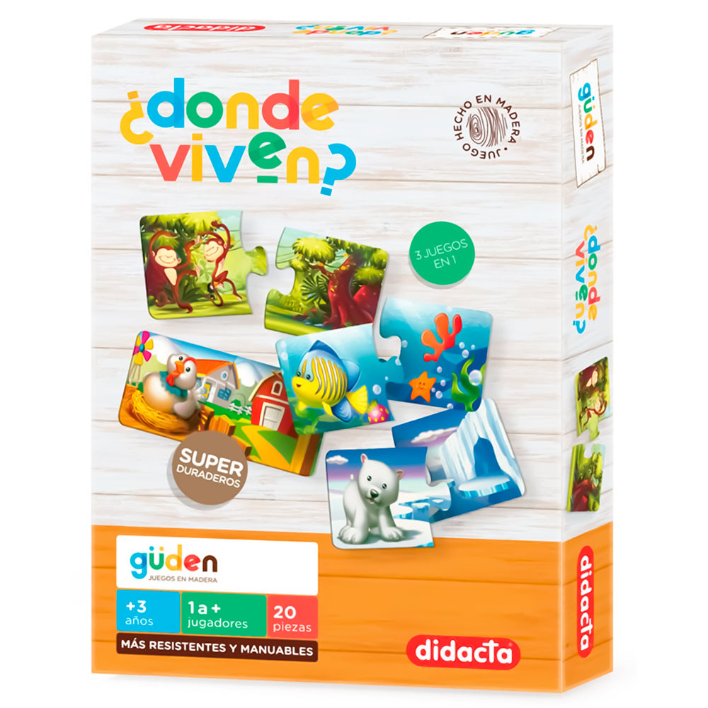 Juego Educativo - Donde Viven?