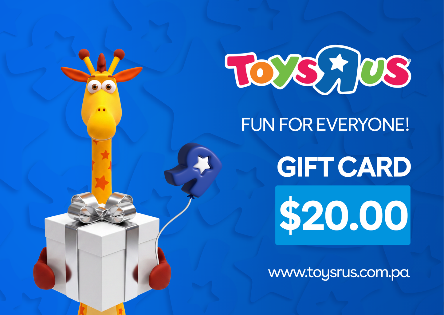 Tarjeta de Regalo, Toys R Us
