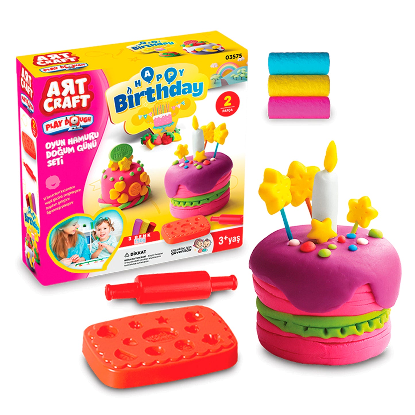 Set de masa Cumpleaños P/ Niños