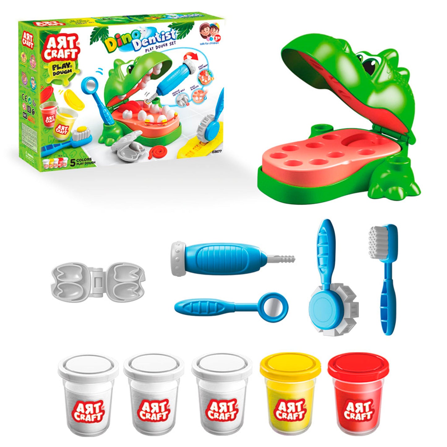 Juego Dino Dentista P/Niños