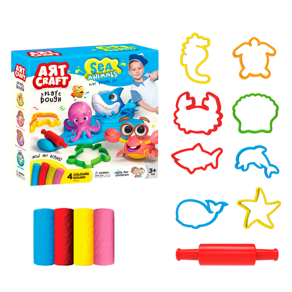 Set de masa Animales Marinos P/Niños