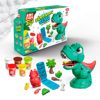 Set de masilla dinosaurios