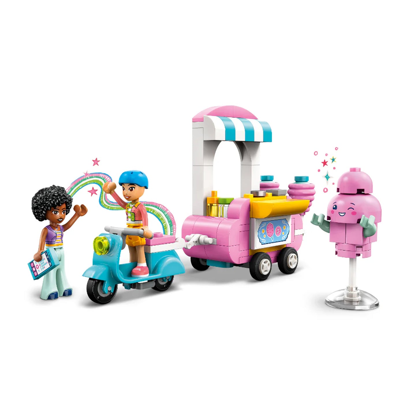 Puesto de Algodón de Azúcar y Scooter