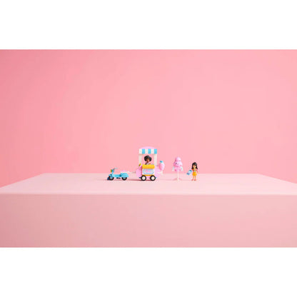 Puesto de Algodón de Azúcar y Scooter