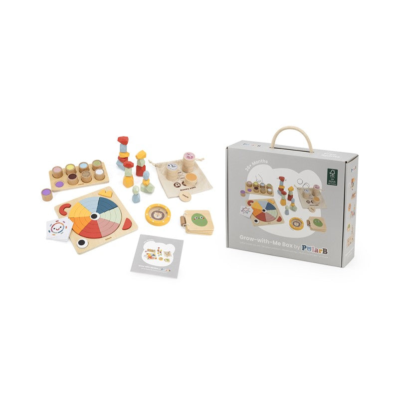 Caja de crecimiento con pequeños pensadores