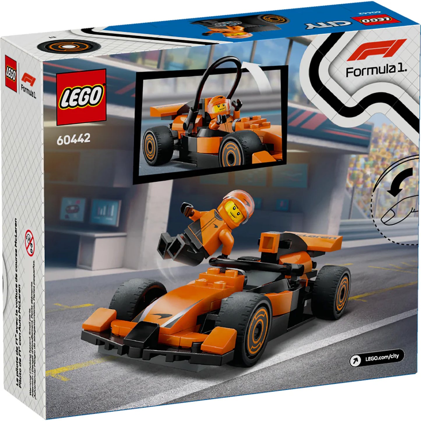 Piloto de F1 con Auto McLaren