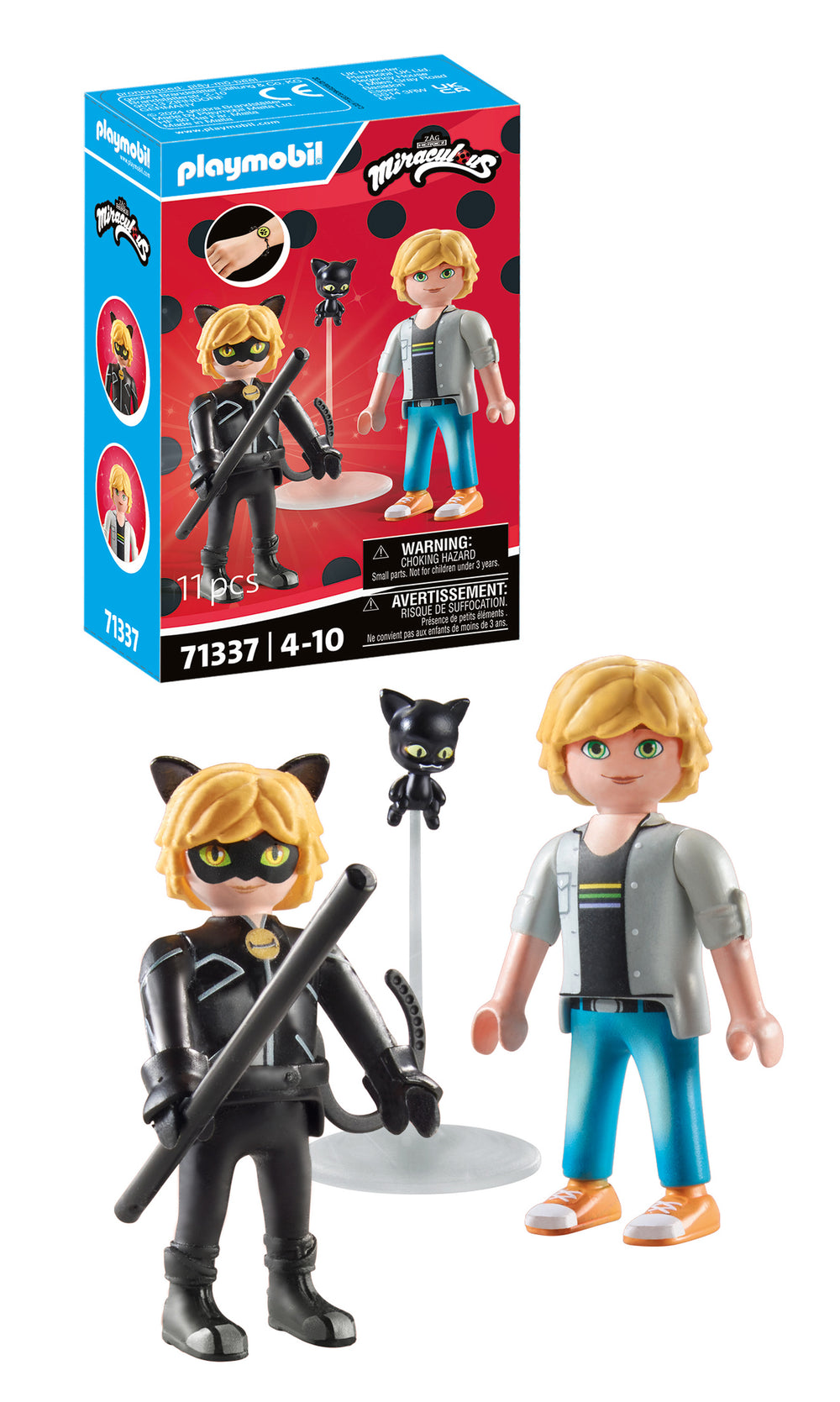 Adrien y Cat Noir