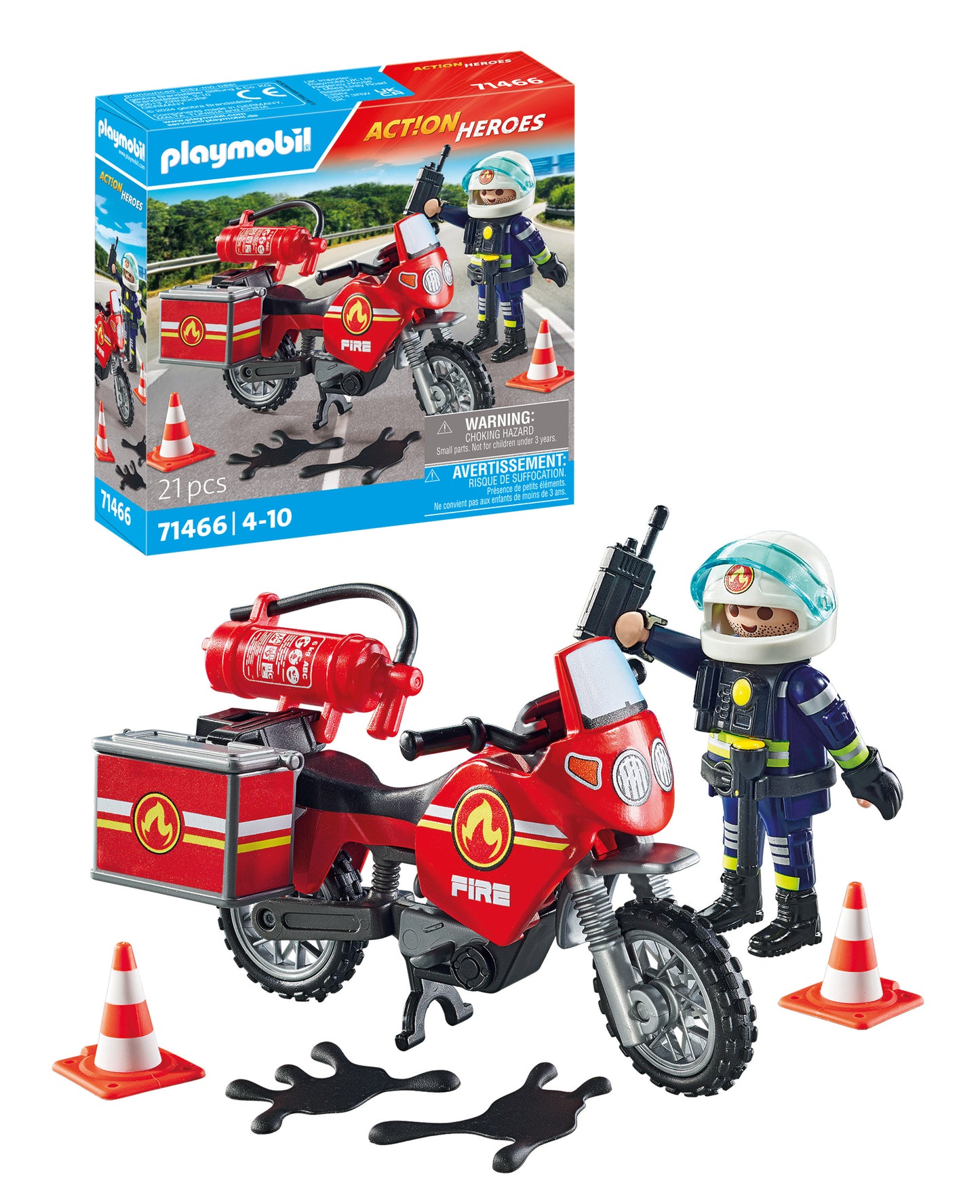 Motocicleta de Bombero
