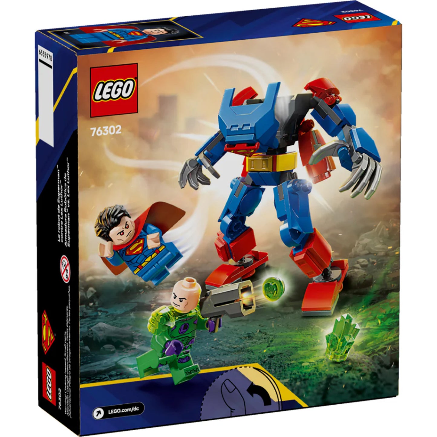 Mech de Superman vs Lex Luthor