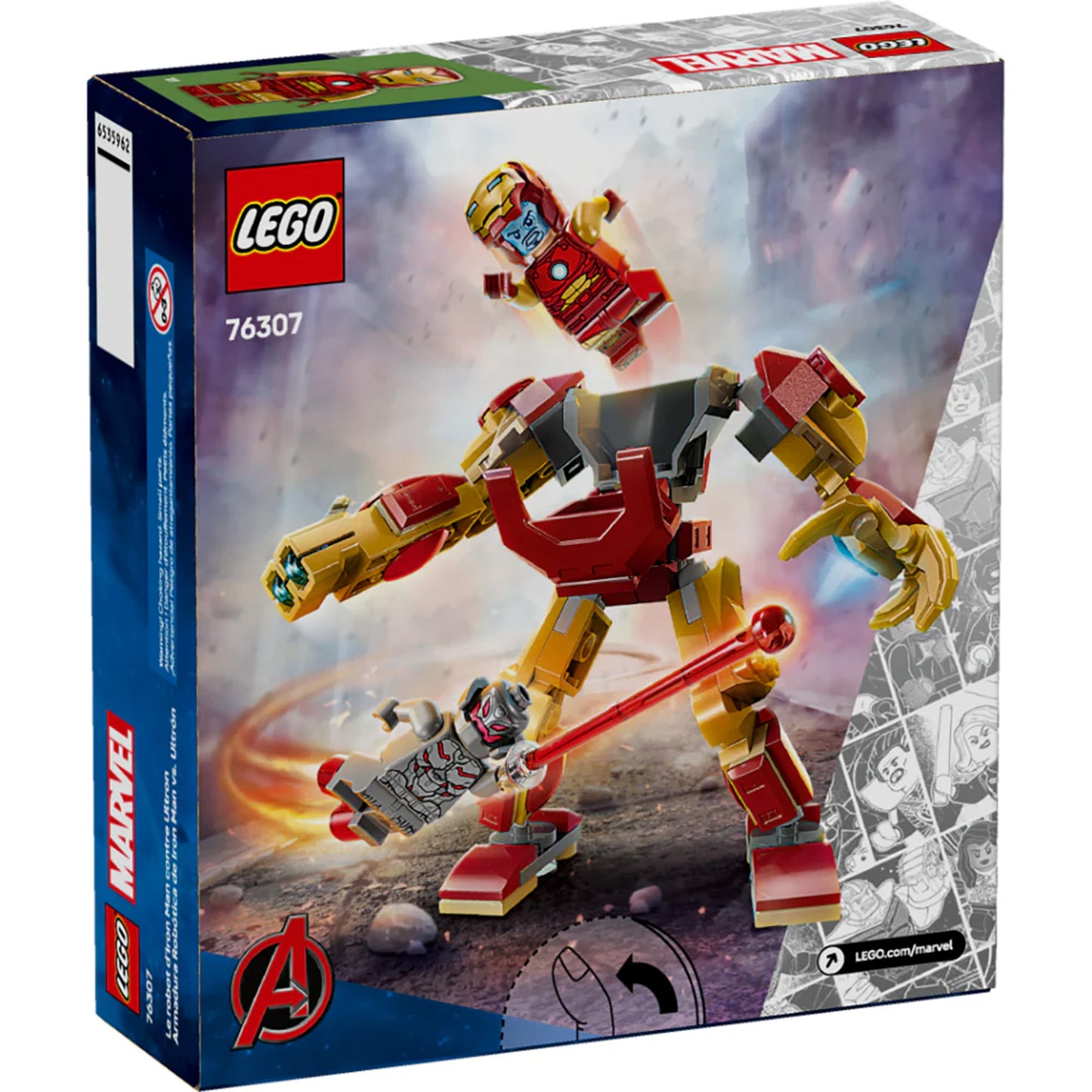 Mech de Iron Man vs Ultron