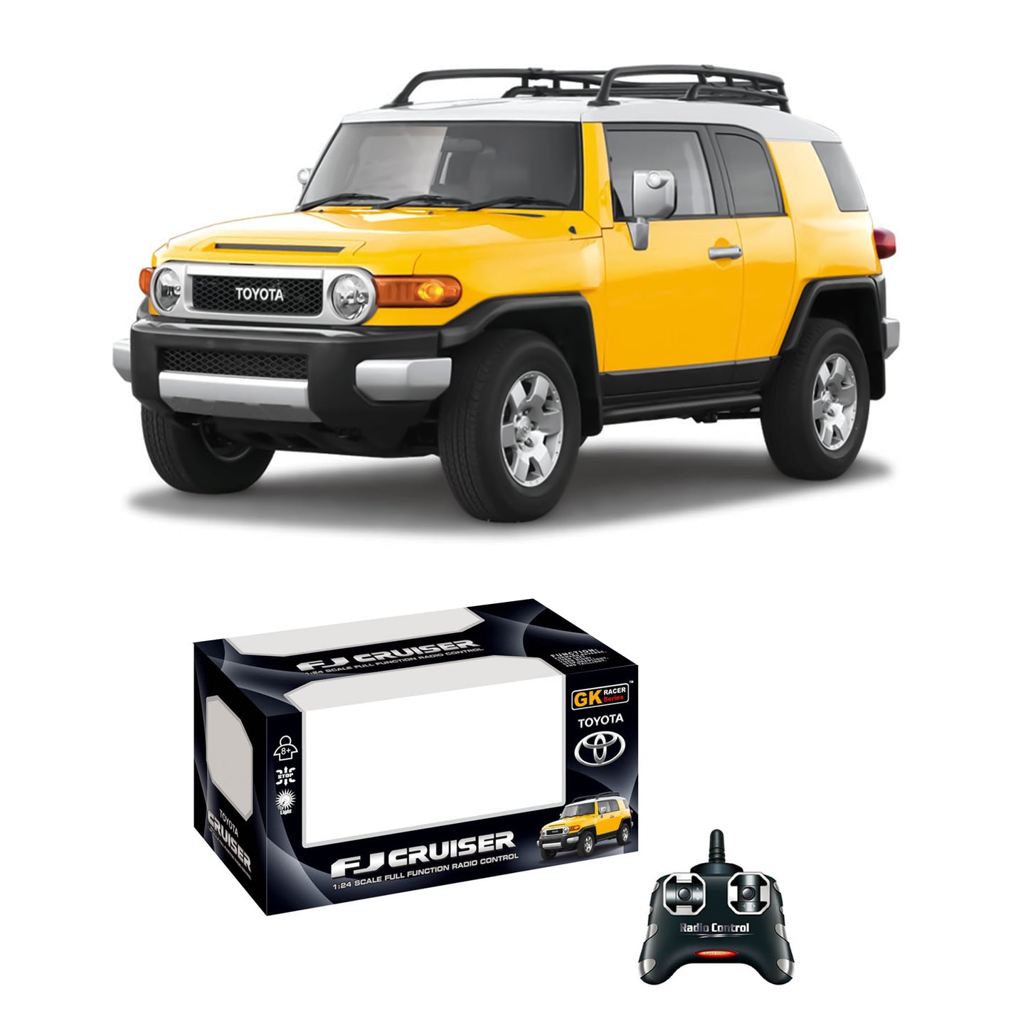 Auto a Control Remoto Toyota FJ CRUISER 1:24 Escala