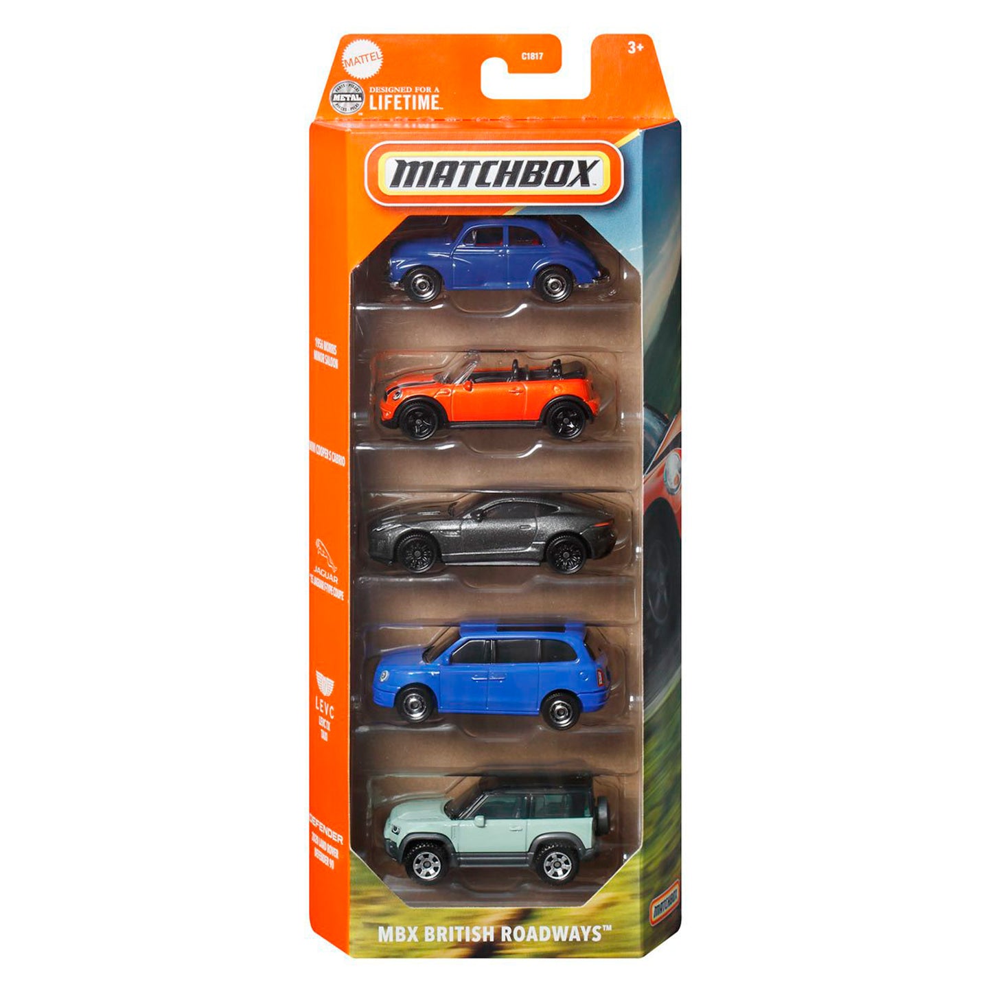 Autos Clásicos Matchbox 5 Pk de Hot Wheels