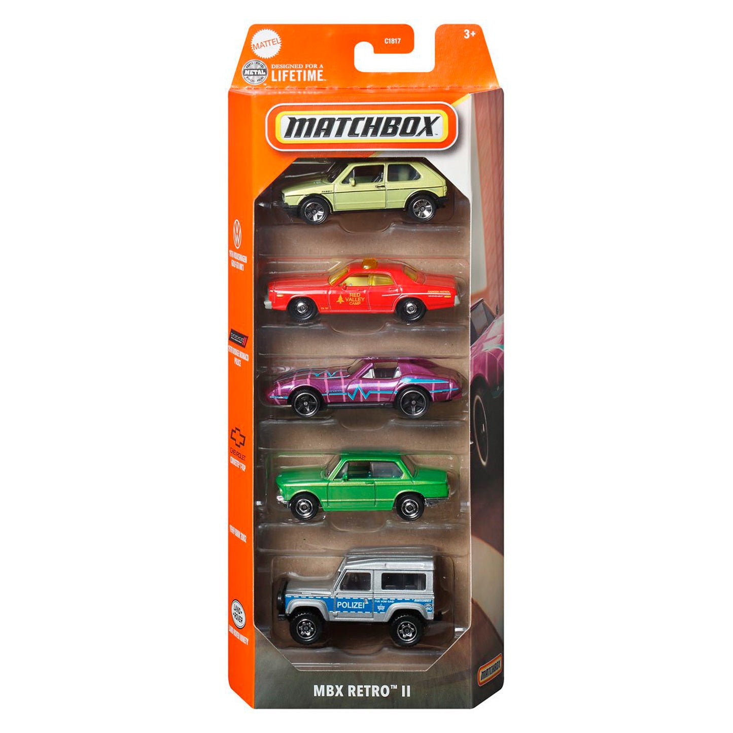 Autos Clásicos Matchbox 5 Pk de Hot Wheels