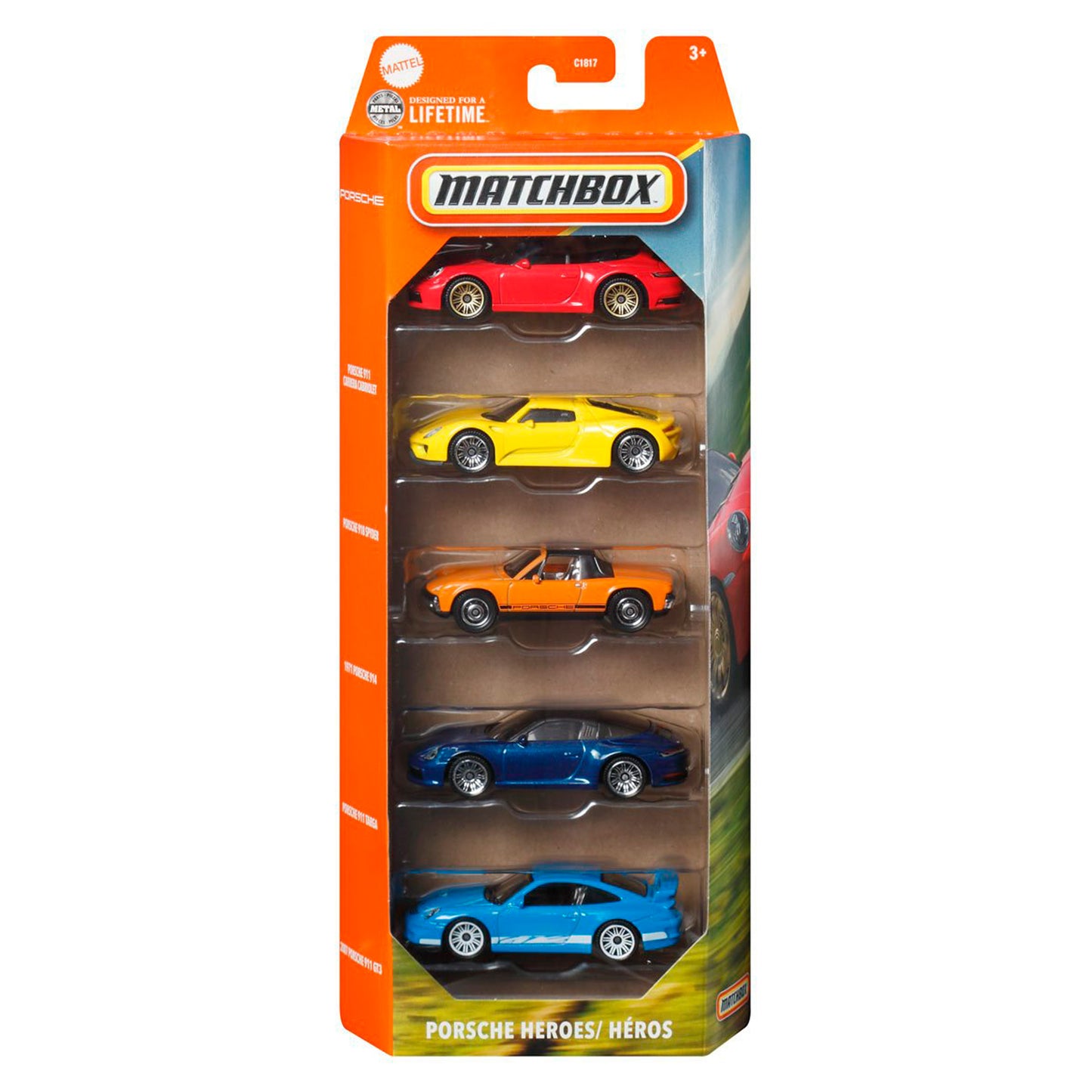 Autos Clásicos Matchbox 5 Pk de Hot Wheels