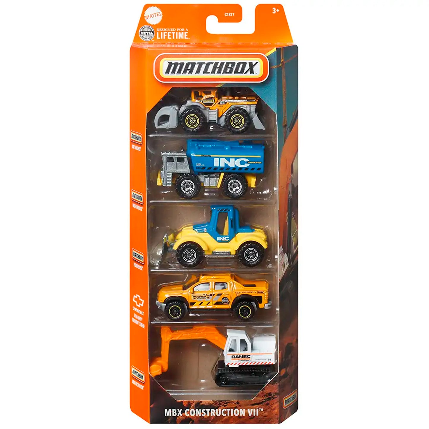 Autos Clásicos Matchbox 5 Pk de Hot Wheels