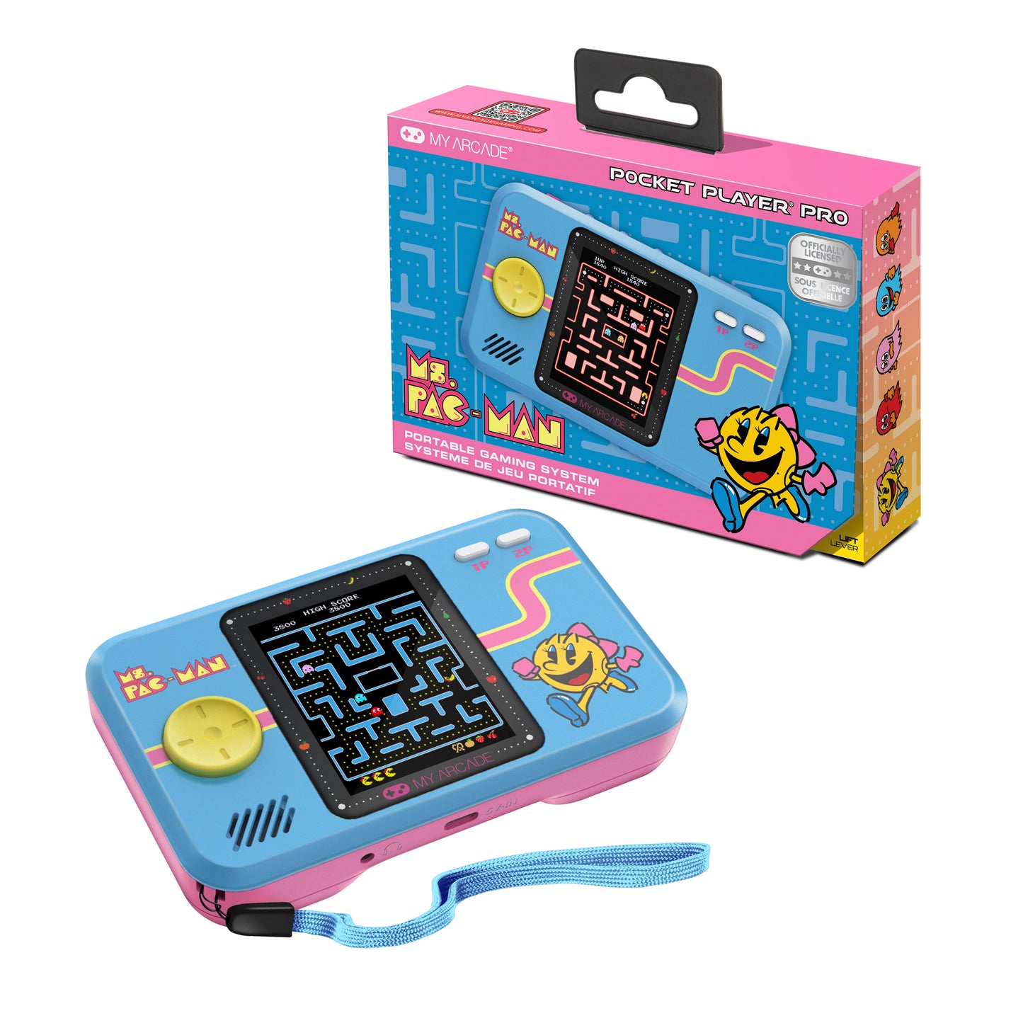 Ms. Pac- Man Pocket Player Pro