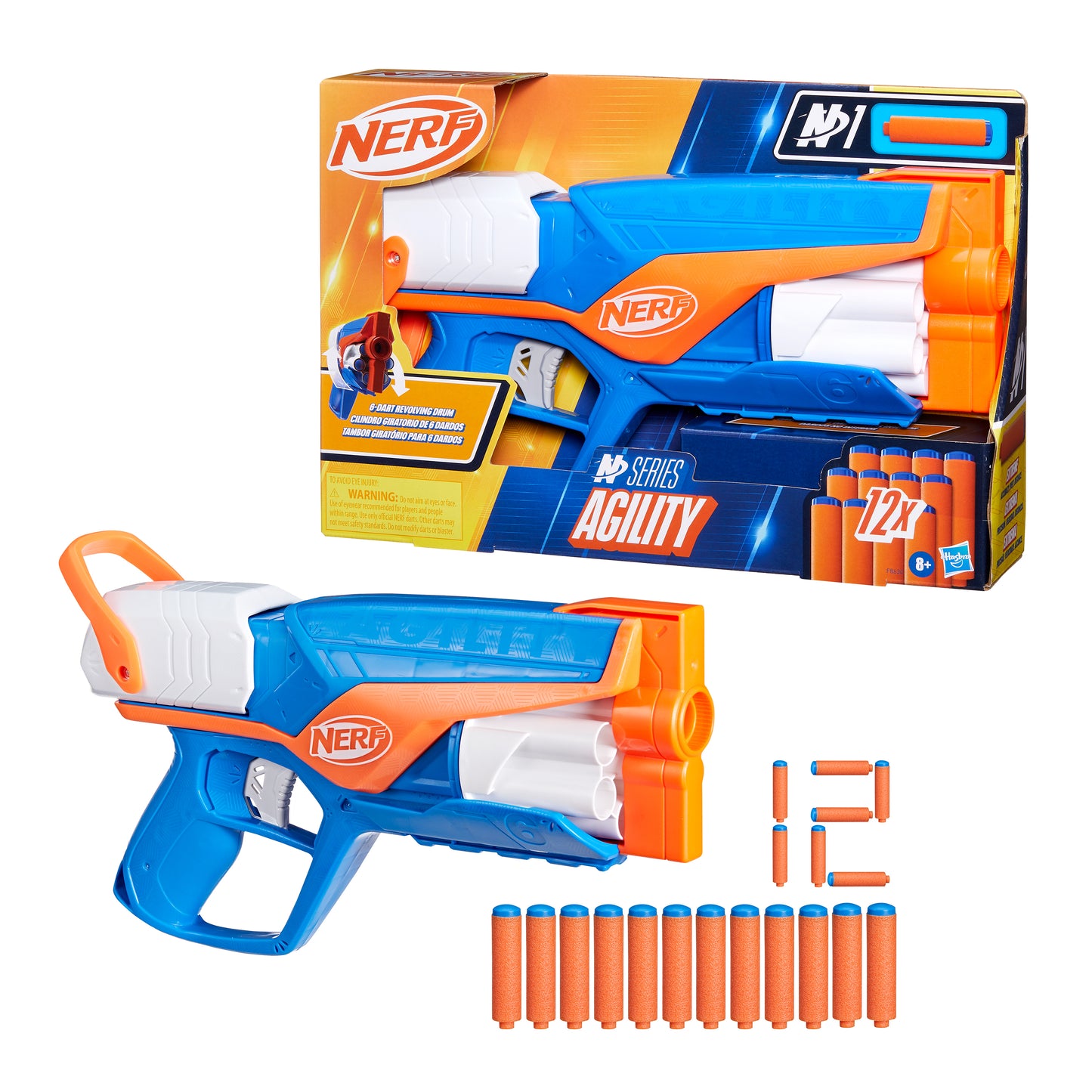 Nerf Serie N Lanzador de dardos agil