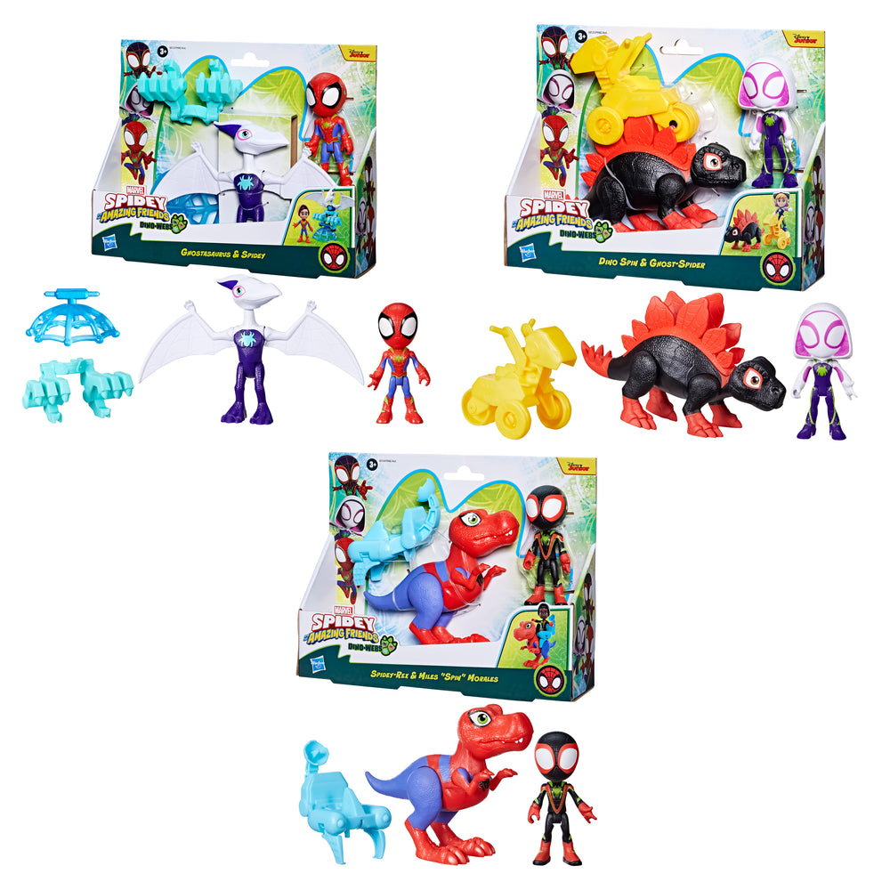 Dino Amigos Héroes Spidey and his amazing