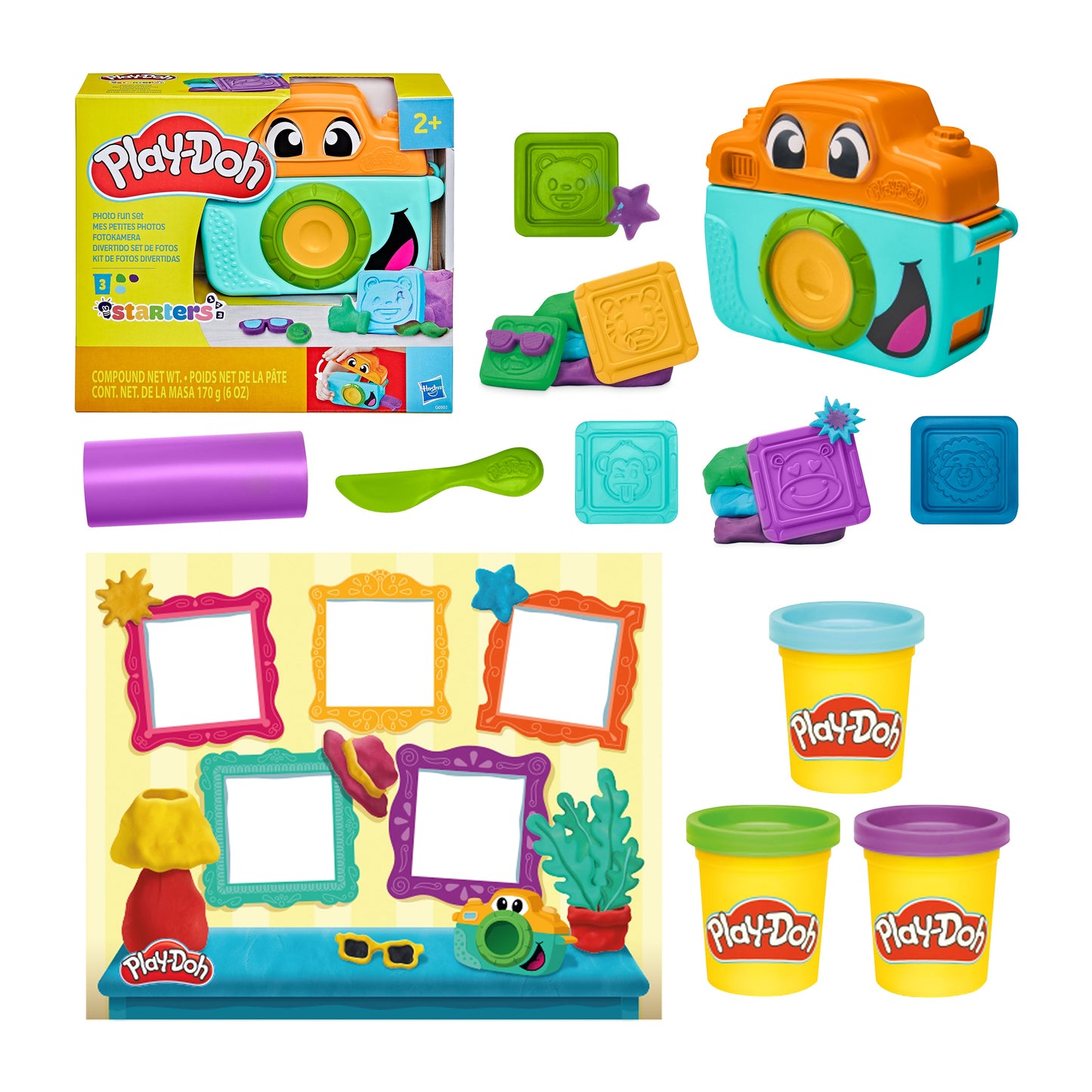 Set fotos divertidas de Play-Doh