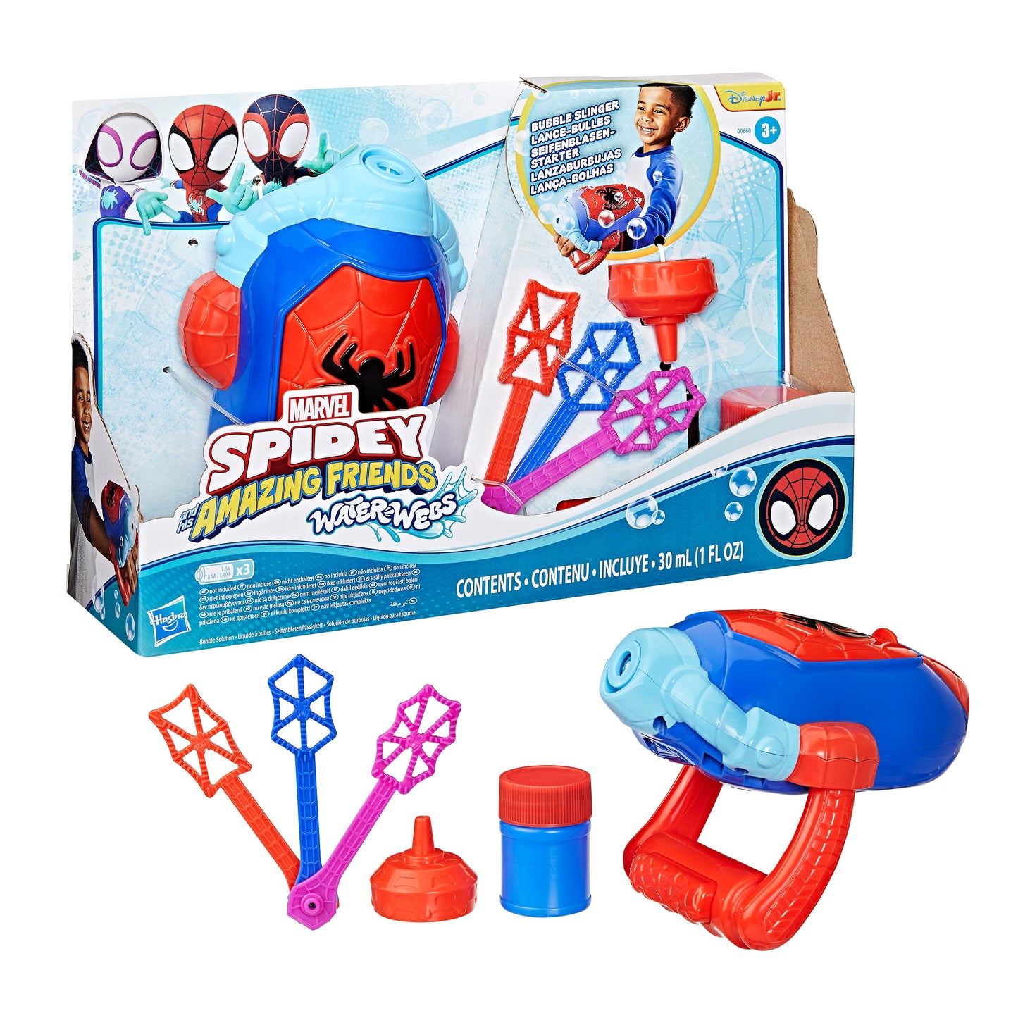 Spidey Lanzador de Burbujas