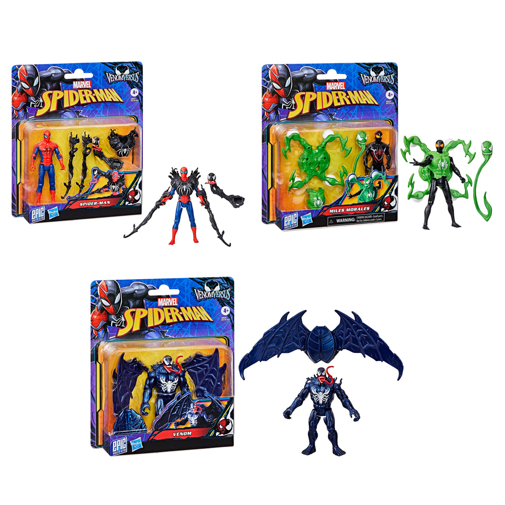 Figuras de Spiderman Venomversus