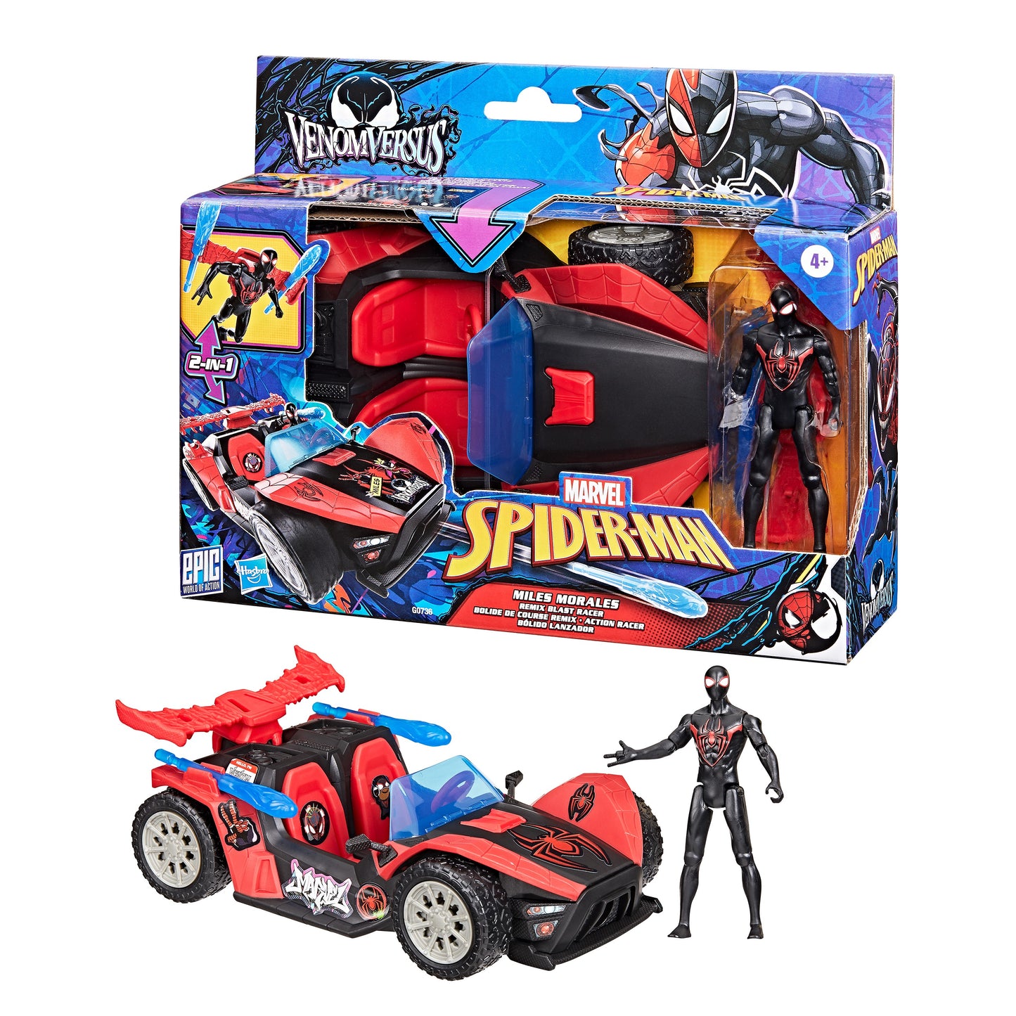 Spider-Man Figura + Auto