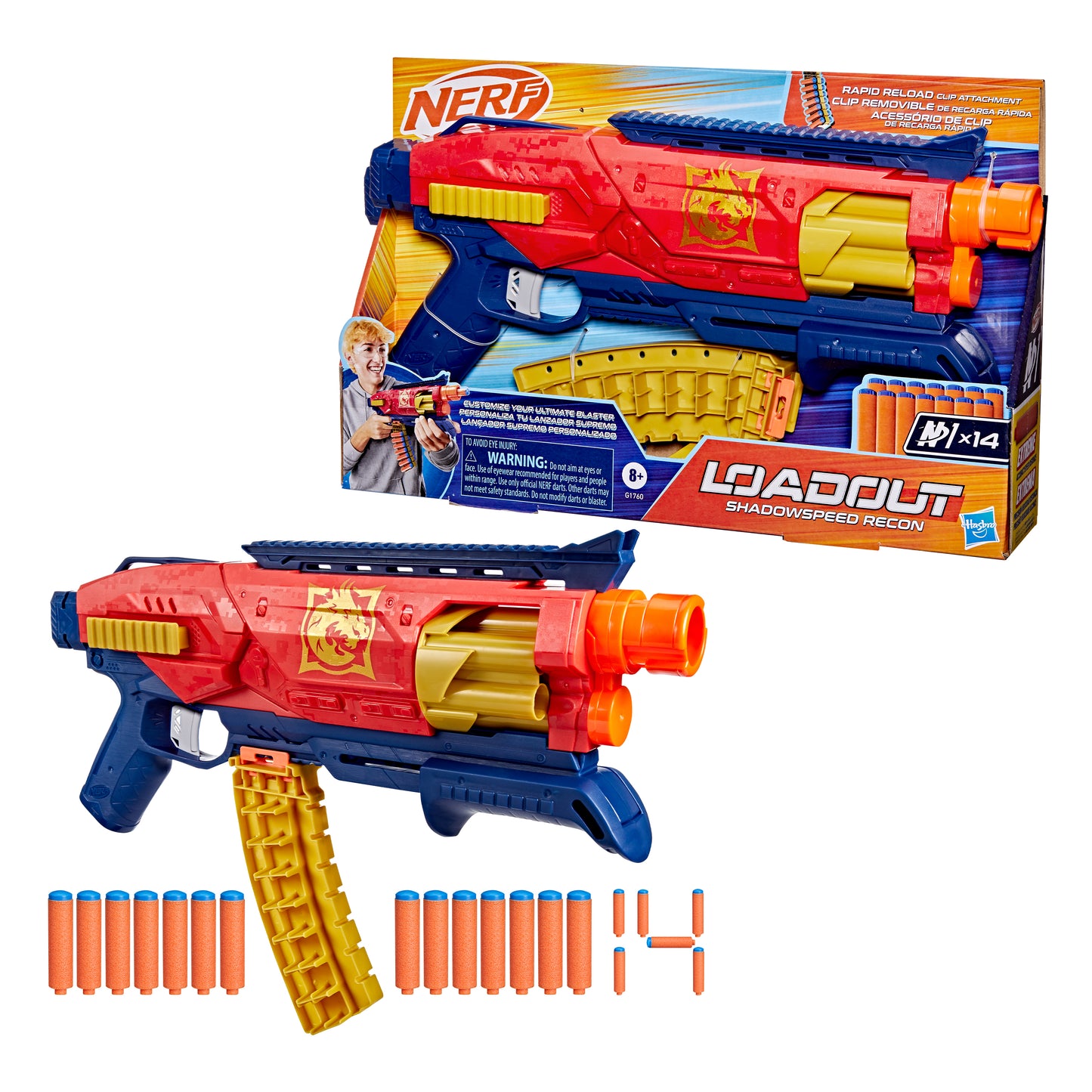 Nerf Serie N Lanzador de dardos