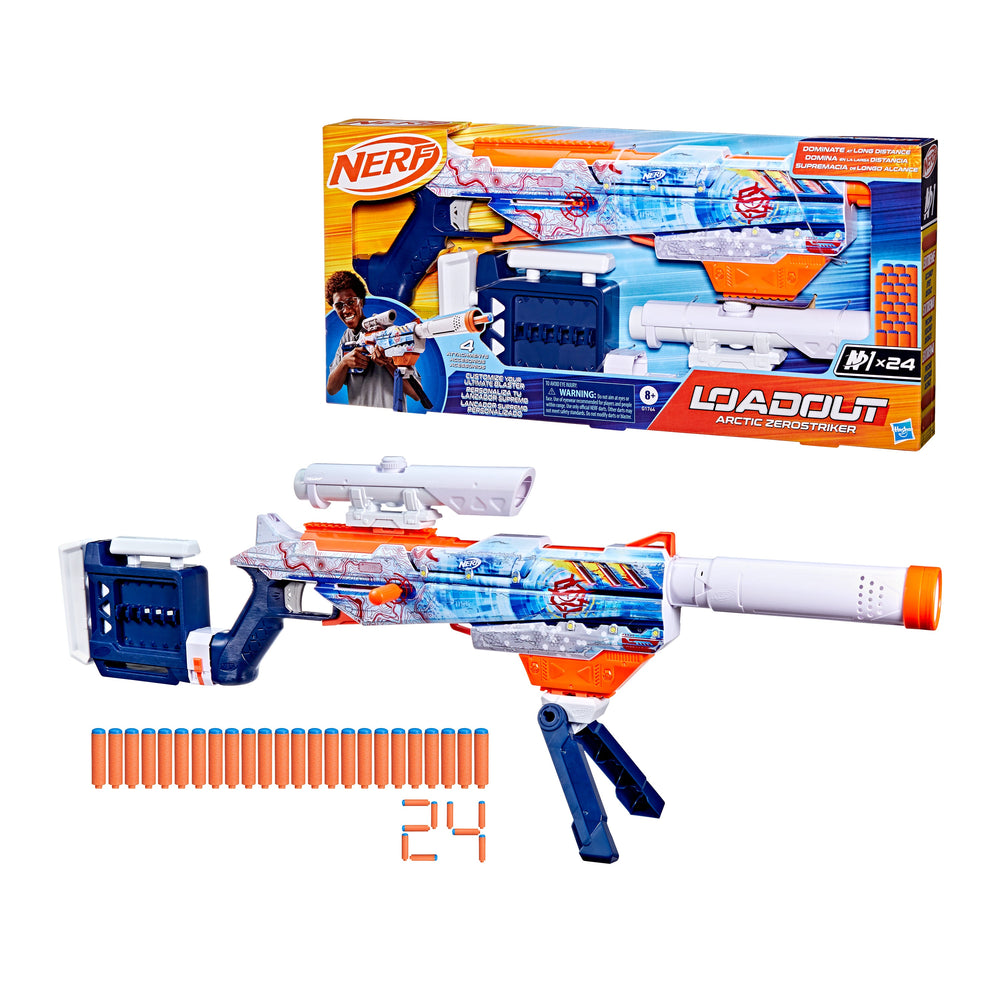Rifle francotirador Nerf Arctic Zerostriker