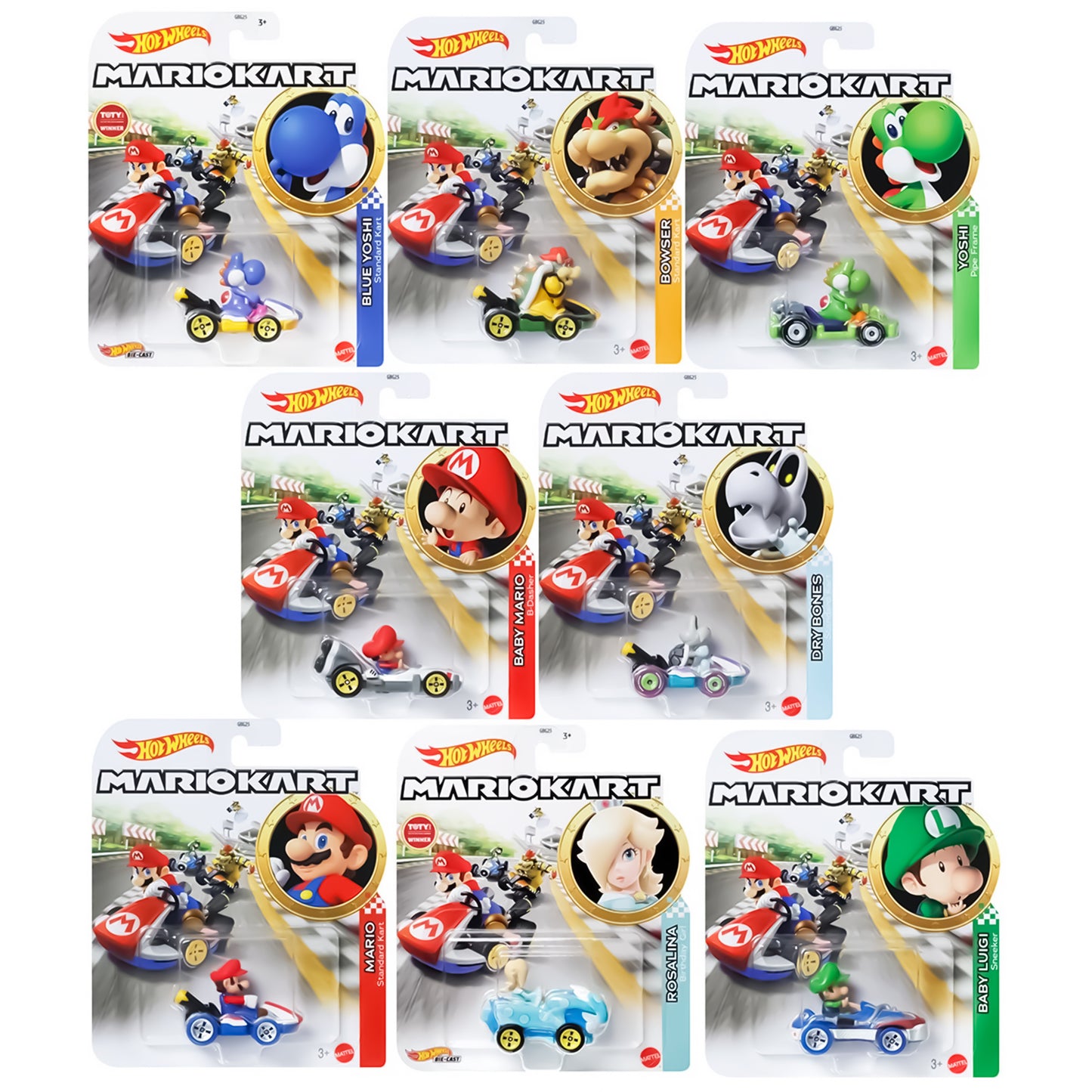 Carros de personajes Mario Bros