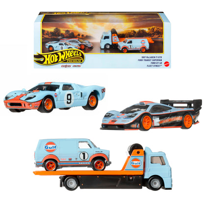 HW COLECCION PACK X4 GULF TEAM 90'S SUPER CARS