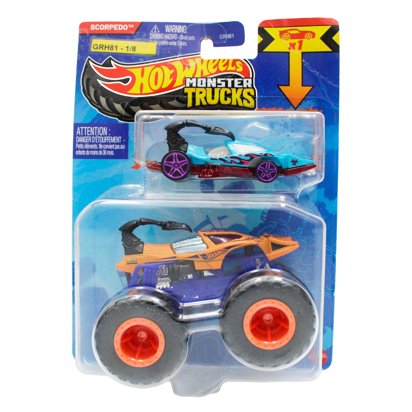 Carro escalador Monster Truck Hot Wheels