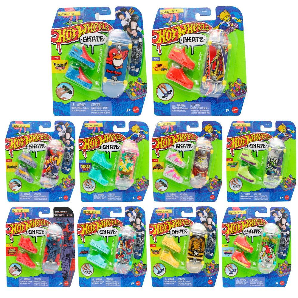 Set Patineta y zapatos Hot Wheels