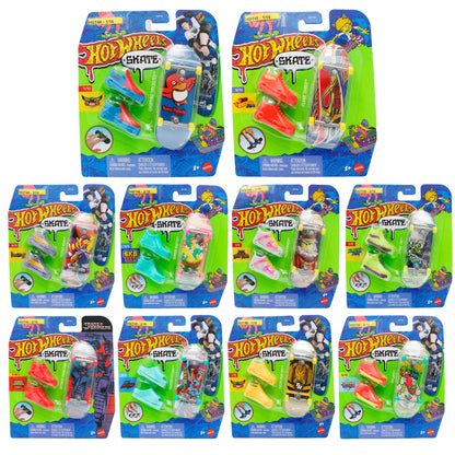 Set Patineta y zapatos Hot Wheels