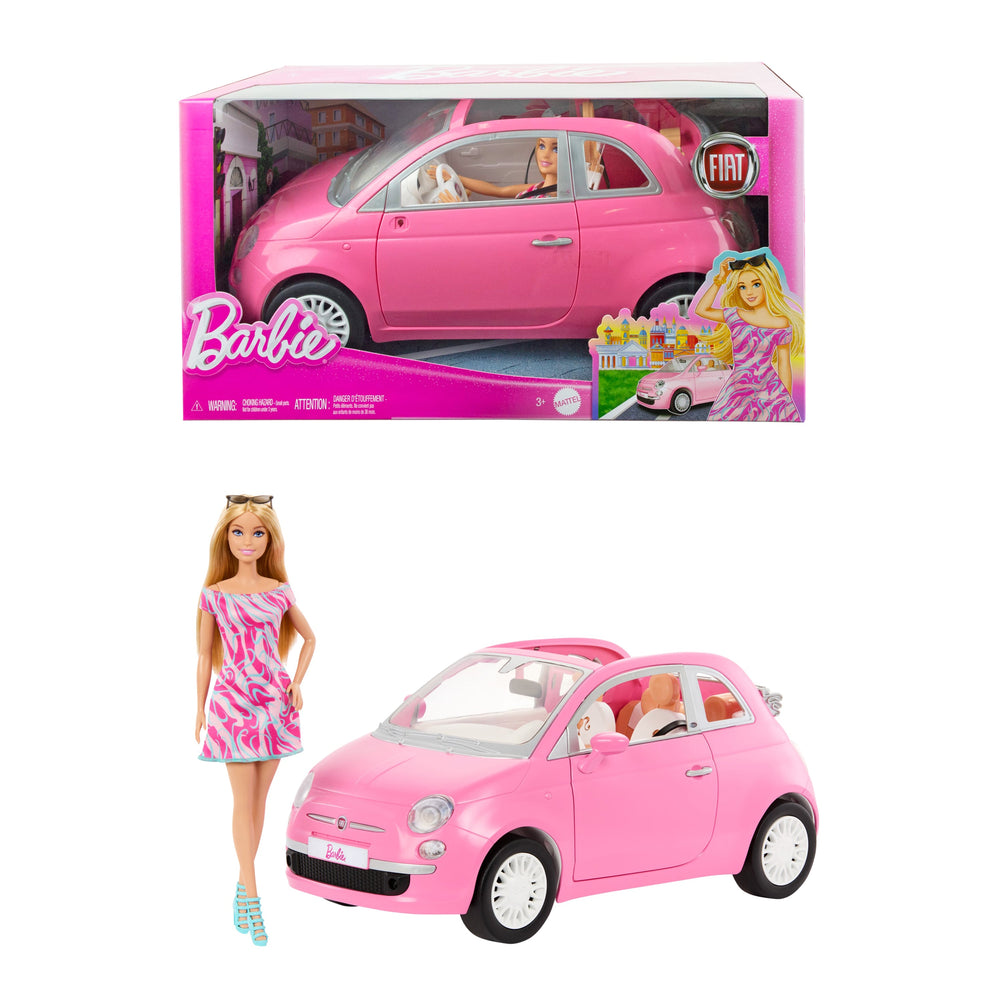 Barbie y auto elegante Fiat