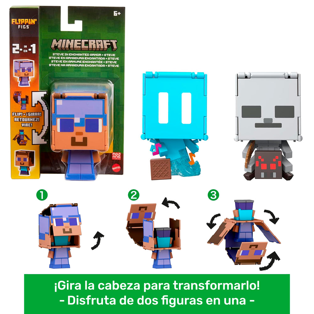 Personajes de Minecraft reversibles