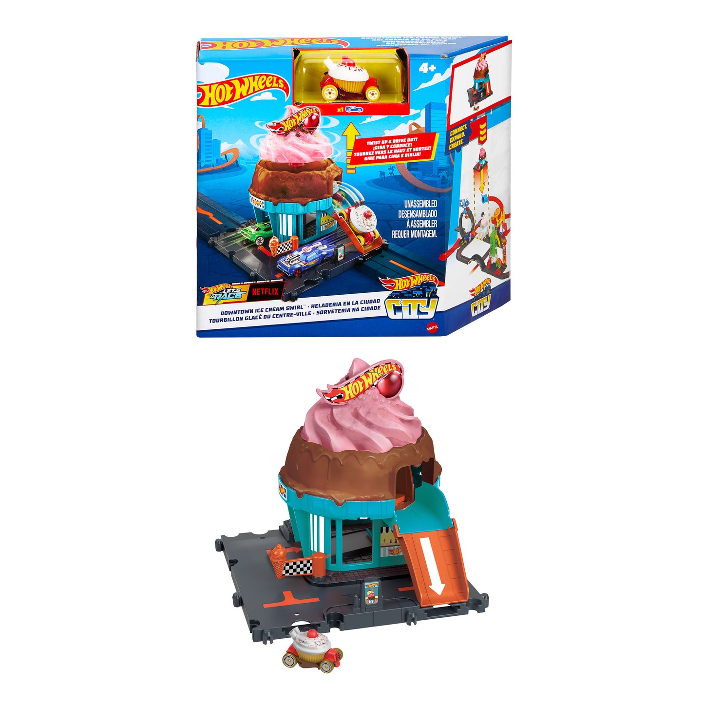 Heladeria de la ciudad Hot Wheels